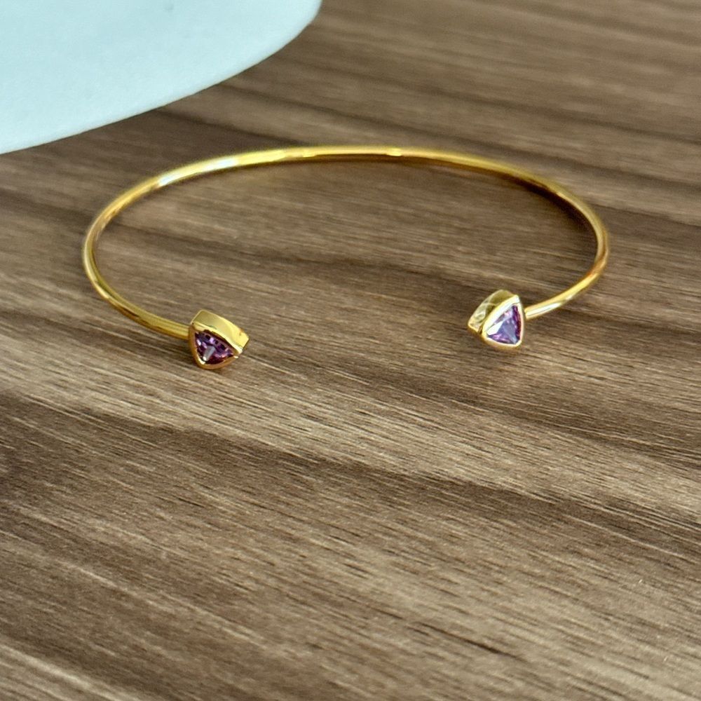 Stone bangle Q751 - Picture 4 of 6